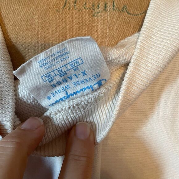 CHAMPION | vintage reverse weave logo crewneck pullover sweatshirt XL - Picture 8 of 10